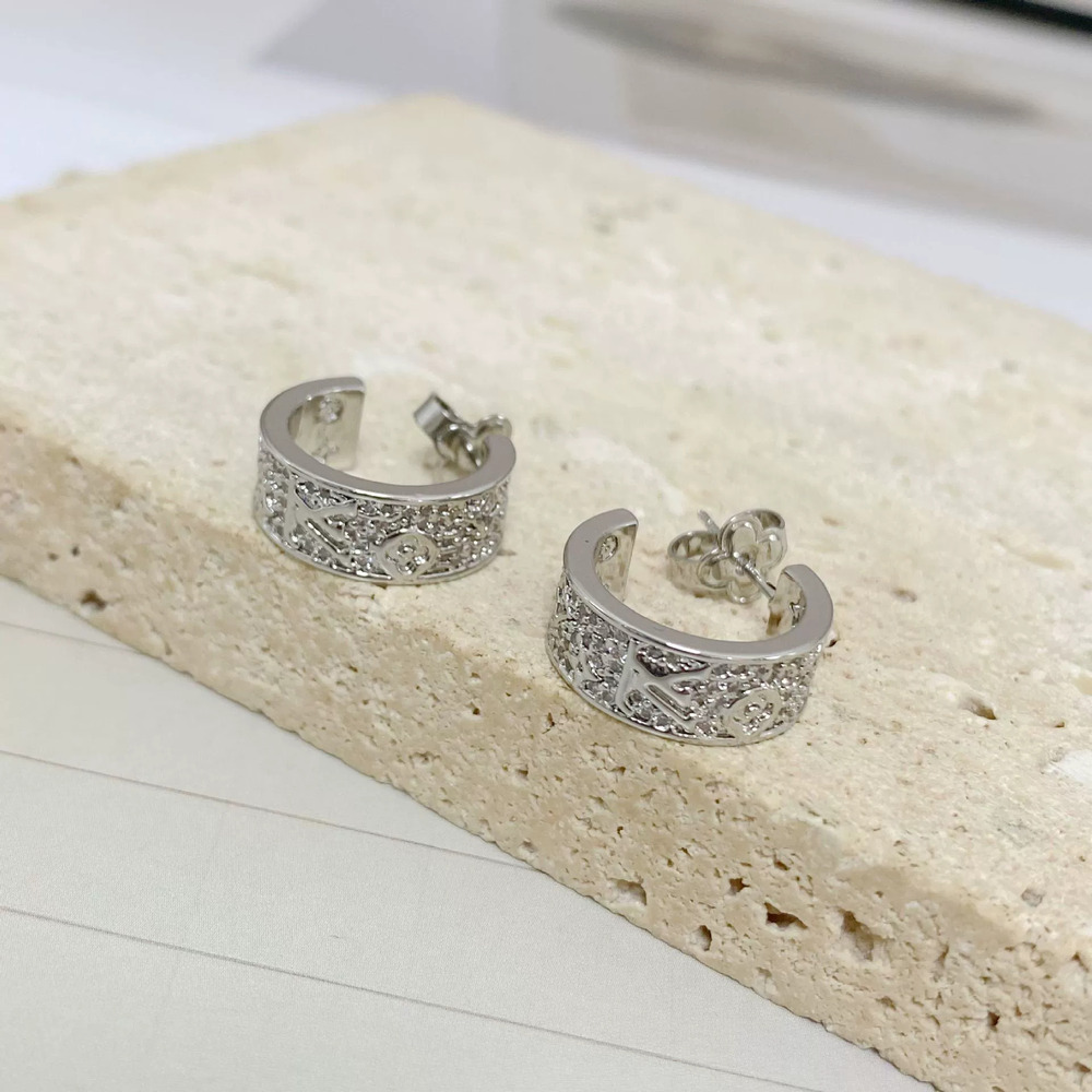 Tory Burch Geometric Rhinestone Earrings - Picture 7 of 7